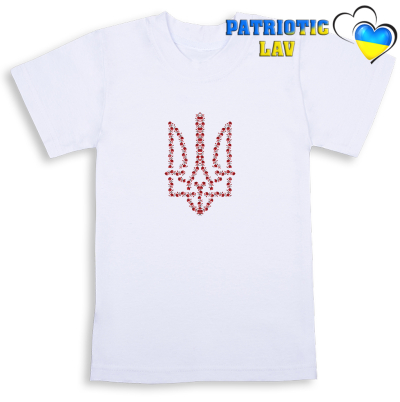 Футболки білі дитячі з гербами