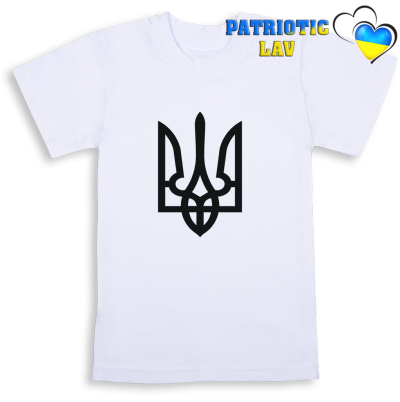 Футболки білі дитячі з гербами