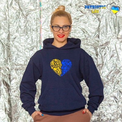 Худі жіночі темно сині