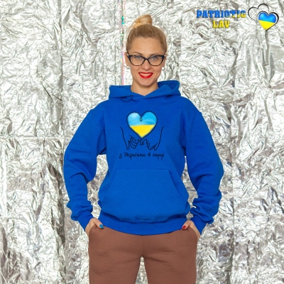 Худі жіночі сині