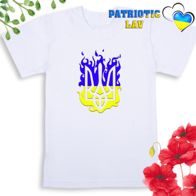 Футболки білі дитячі з гербами