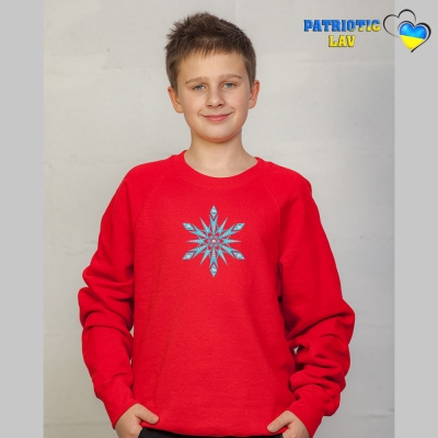 Світшоти новорічні підліткові Червоні