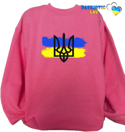 Світшот дитячий рожевий