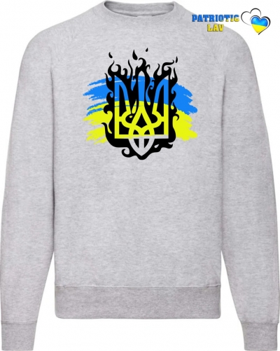 Світшот чоловічий сірий