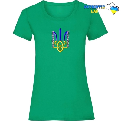 Футболка жіноча зелена