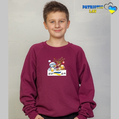 Світшоти новорічні підліткові Червоні