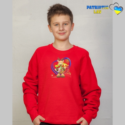 Світшоти новорічні підліткові Червоні