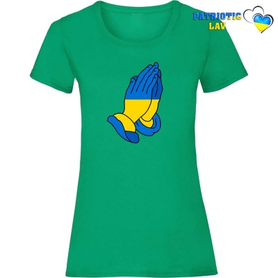 Футболка жіноча зелена