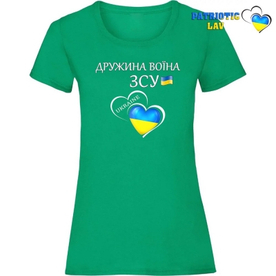 Футболка жіноча зелена