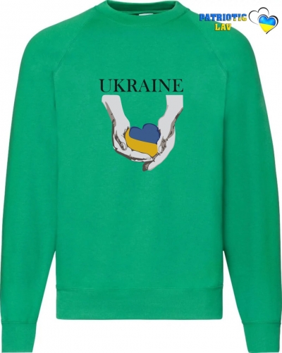 Світшот чоловічий зелений