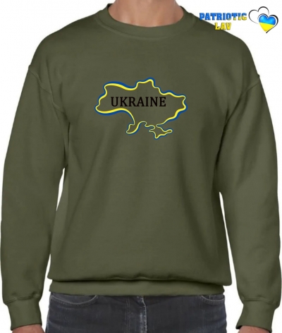 Світшот чоловічий хакі