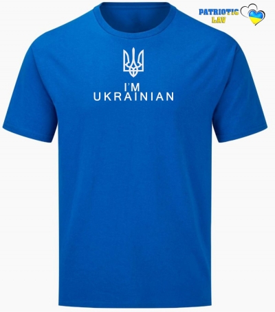 Футболка чоловіча синя