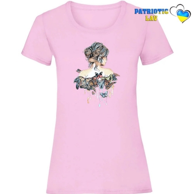 Футболка жіноча світло рожева