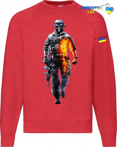 Світшот чоловічий червоний