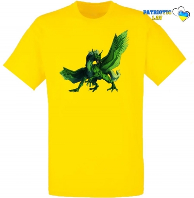 Футболка жовта чоловіча Рік Дракона