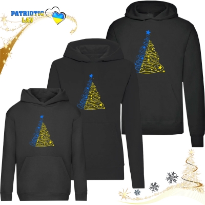 Сімейні новорічні худі