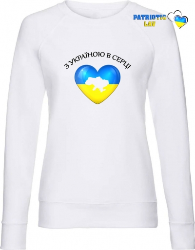 Світшот жіночий білий