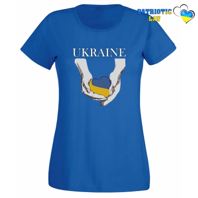 Футболка синя жіноча