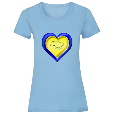 Футболка жіноча світло-блакитна