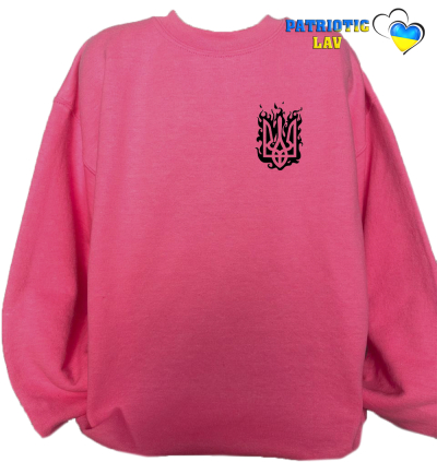 Світшот дитячий рожевий