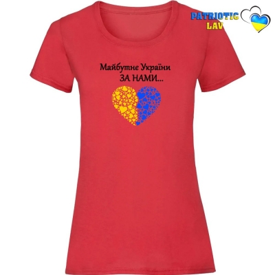 Футболка жіноча червона