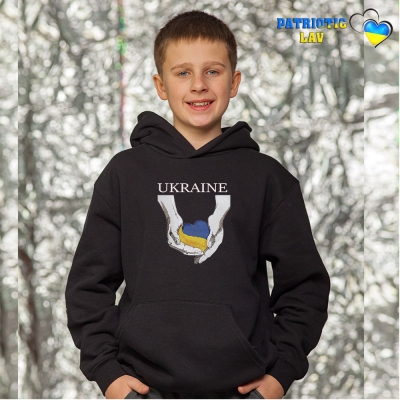 Худі новорічні підліткові Чорні