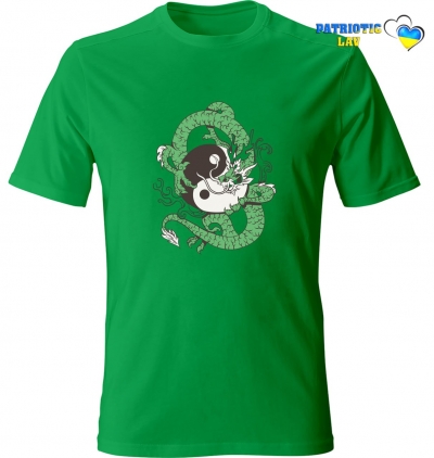 Футболка зелена дитяча Рік Дракона