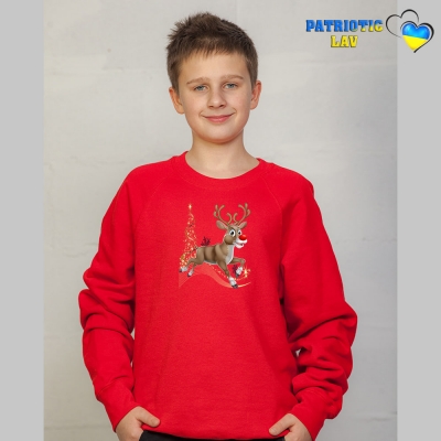 світшоти новорічні підліткові Червоні