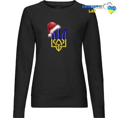 Світшот жіночий чорний новорічний