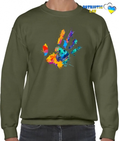 Світшот чоловічий хакі