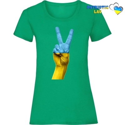 Футболка жіноча зелена