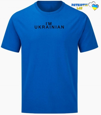 Футболка чоловіча синя