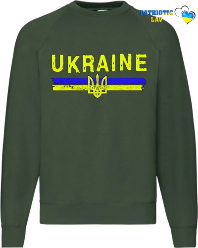 Світшот чоловічий темно зелений