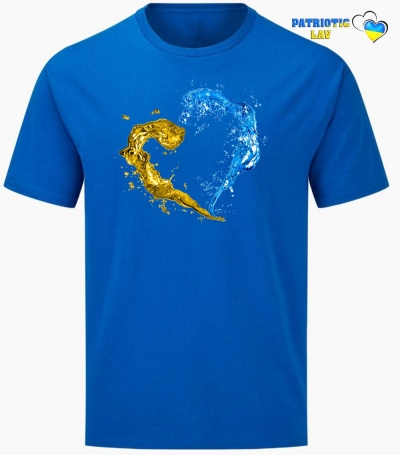 Футболка чоловіча синя