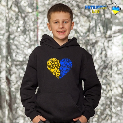 Худі новорічні підліткові Чорні