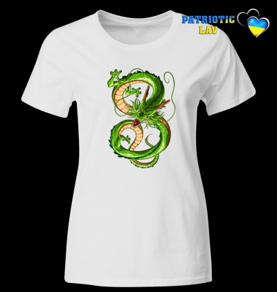 Футболка біла жіноча Рік Дракона