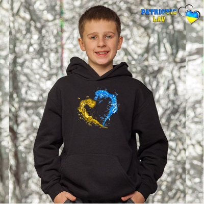 Худі новорічні підліткові Чорні